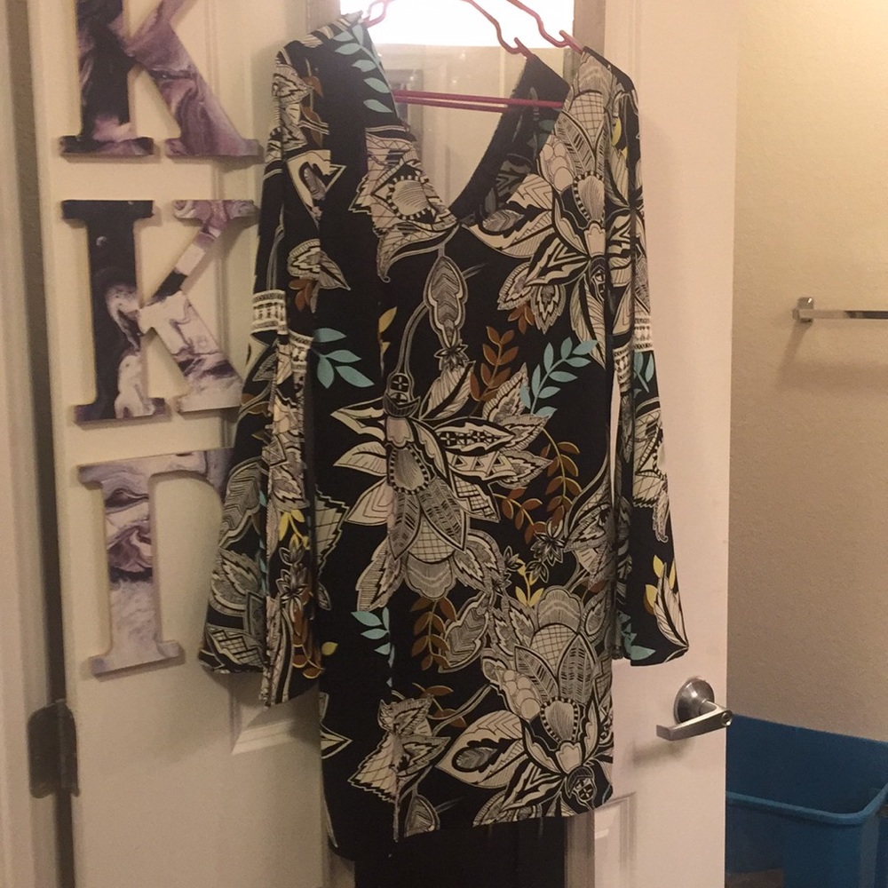 Multicolored Lizard Thicket Dress - image 1